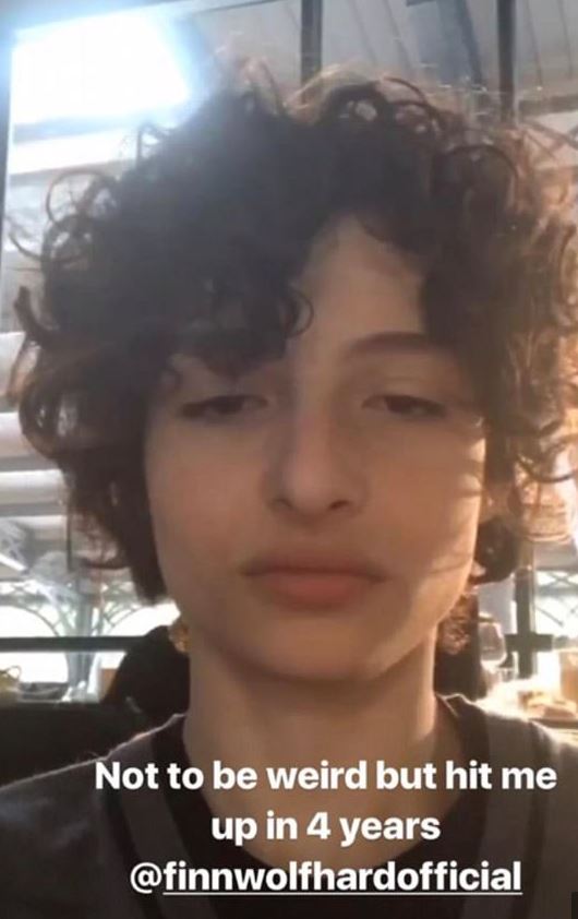 Finn Wolfhard Responds To Model Who Told Him To 'Call Her In Four Years