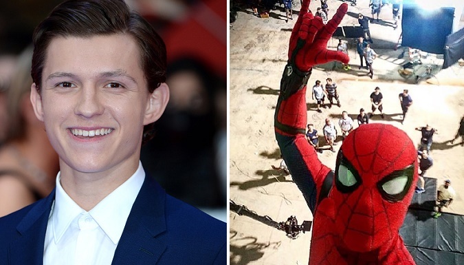 Tom Holland Shared An Awesome Spider-Man Selfie From The Set Of The New  Film - LADbible